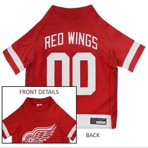 Detroit Red Wings NHL Dog Jersy